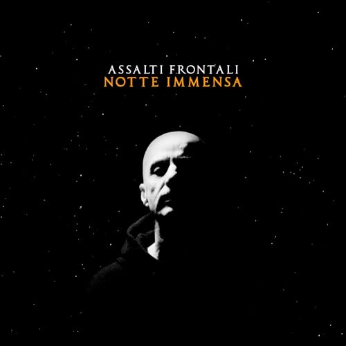 CD cover: black background, portrait of a bald man, and text.