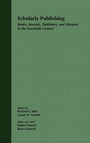 Scholarly Publishing: Books