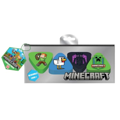 Minecraft (Icons) Eraser Set