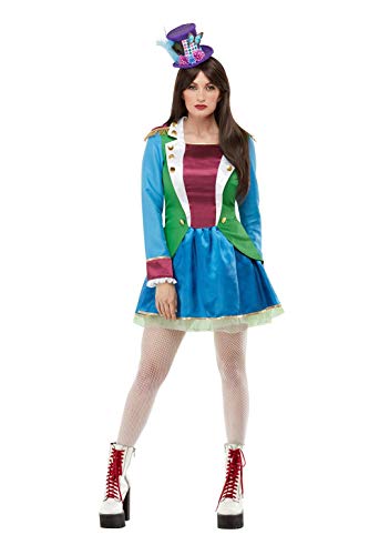 Smiffys 52210M Party Dress, Women, Multi-colour, M - UK Size 12-14