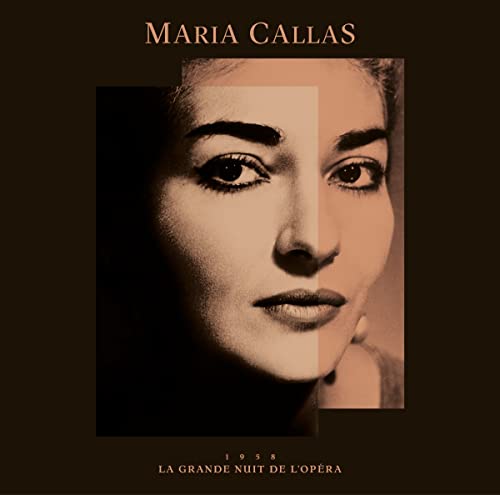 Maria Callas CD cover: split-tone portrait of the opera singer.