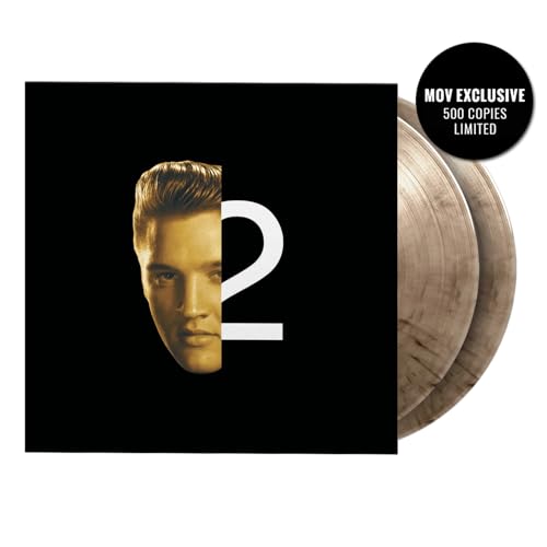 Elvis Presley's "2nd To None" double vinyl record with portrait cover.
