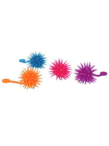 Smiffys 53326 2" Squeezy Finger Puffer Balls, 36pcs, Unisex Children, Multi-Colour, One Size