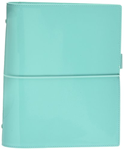 Filofax Domino Patent A5 Organiser Turqu (Turquoise)