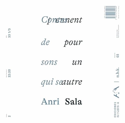 Anri Sala : Contes de sons qui se prennent pour un autre - n.b.k. Record #3