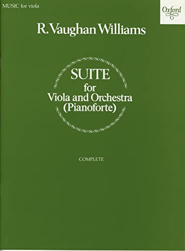 Green sheet music cover for Vaughan Williams’ “Suite for Viola and Orchestra.”