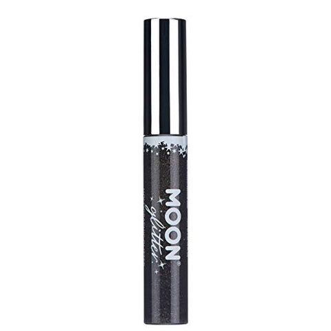 Moon Glitter - Holographic Glitter Eye Liner - 10ml - For Mesmerising Glittery Eye Styles - Black