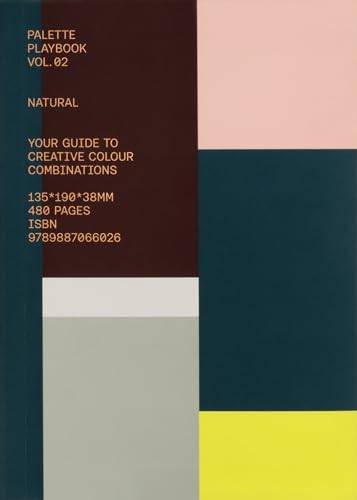 Book cover with color blocks and text: “Palette Playbook - Natural”.