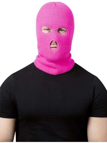 Balaclava Ski Mask, Neon Pink