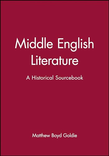 Middle English Literature: A Historical Sourcebook