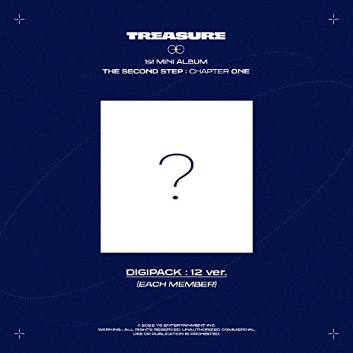 “Treasure” CD album cover: white square with a central question mark.