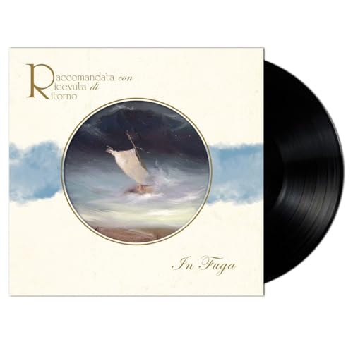 Vinyl record with cover art depicting a stormy seascape and gold lettering.