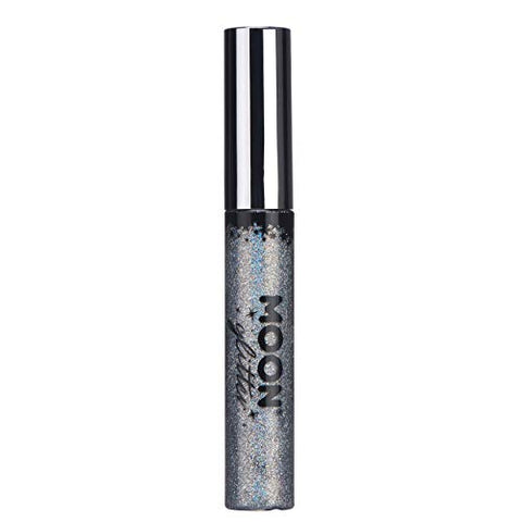 Moon Glitter - Holographic Glitter Eye Liner - 10ml - For Mesmerising Glittery Eye Styles - Silver