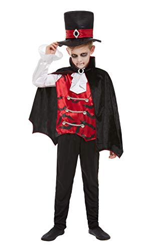 Smiffys 51053S Vampire Costume, Boys, Black, S - Age 4-6 years