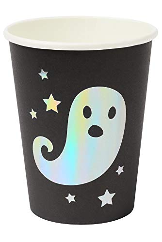 Smiffys Halloween Tableware, Ghost Cups x8