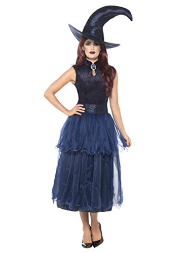 Deluxe Midnight Witch Costume, Blue