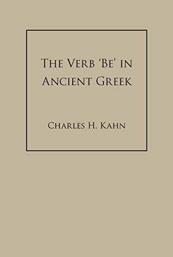 The Verb 'Be' In Ancient Greek