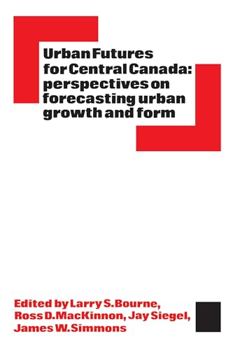 Book cover: "Urban Futures for Central Canada" with red and black design.