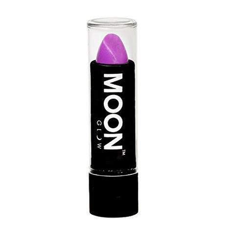 Neon UV Lipstick by Moon Glow - Pastel Lilac - Bright Neon Coloured Lipstick - Glows under UV