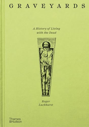 Book cover with graveyard scene and title, likely in a neutral color scheme.