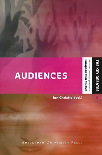 Book cover: "Audiences" with blurred hands and faces, academic text.