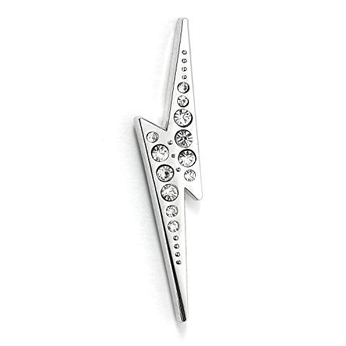 Harry Potter Official Lightning Bolt Pin Badge with Crystals by The Carat Shop