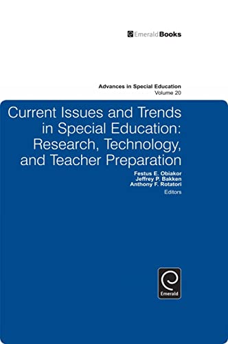 Current Issues and Trends in Special Education: Research