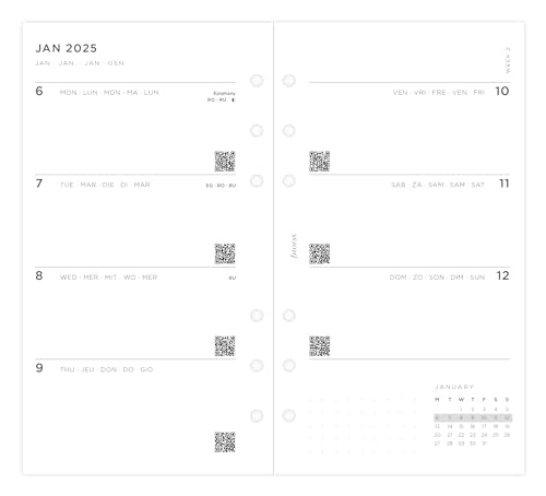 Personal Minimal Week On Two Pages 2025