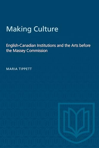 Book cover: “Making Culture” by Maria Tippett, dark blue background.