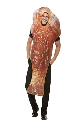 Smiffys 61031 Christmas Turkey Leg Costume, Unisex Adult, Brown, One Size