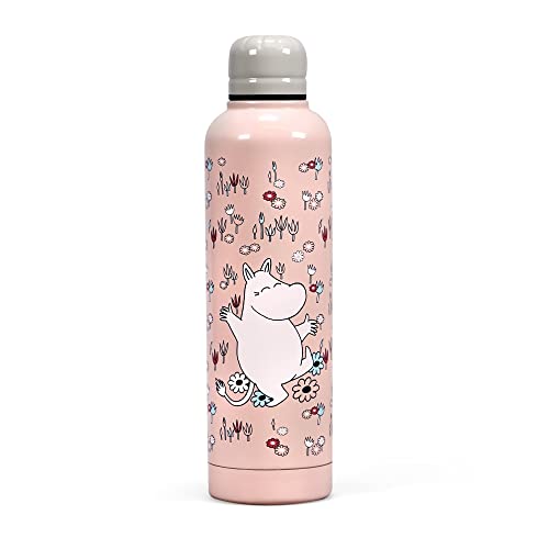 Moomin (Pink) Water Bottle (Metal)