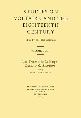 Jean Francois de la Harpe, 'Letters to the Shuvalovs' : 108