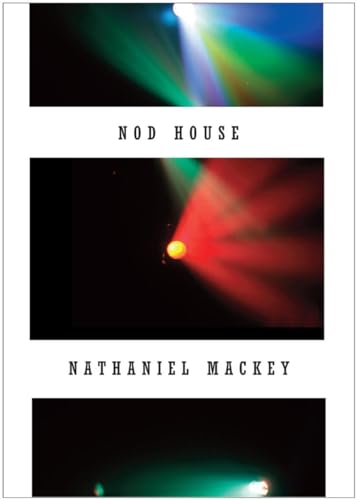 Book cover for “Nod House” with abstract colorful light patterns.