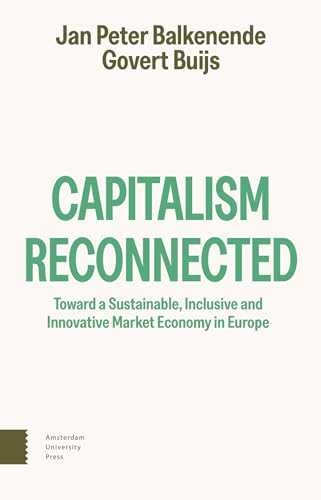 Book cover with green text: "Capitalism Reconnected" by Balkenende and Buijs.