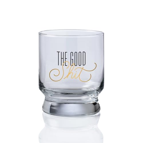 The Good Shit Lowball Glass