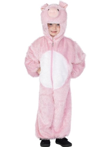 Smiffys Pig Costume, Pink, Medium Age 7-9