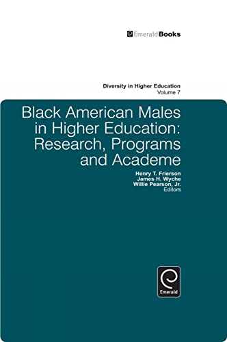 Black American Males in Higher Education: Research