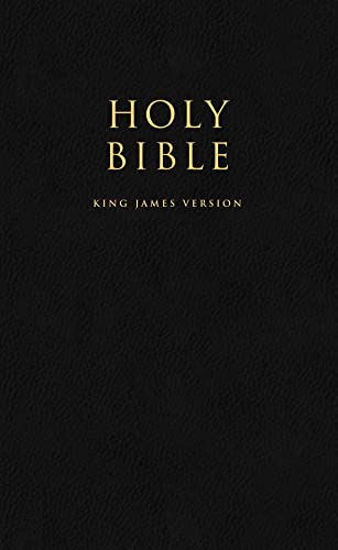 HOLY BIBLE: King James Version (KJV) Popular Gift & Award Black Leatherette Edition by HarperCollins Publishers (Paperback, 2001)