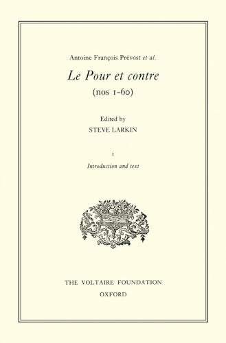 Antoine Francois Prevost et al., Le Pour et contre (nos 1-60)