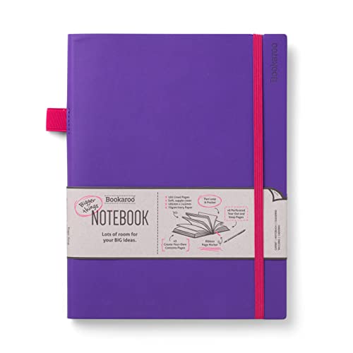 Bookaroo Bigger Things Notebook Journal - Purple