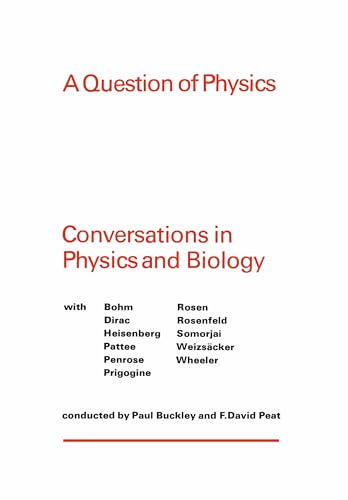 Book cover: "A Question of Physics" with names of contributing scientists.