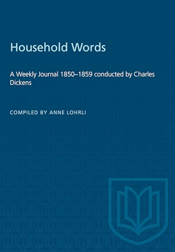Dark blue cover of “Household Words” journal, compiled by Anne Lohrli.