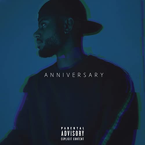 Bryson Tiller album cover: portrait of a man in blue lighting.
