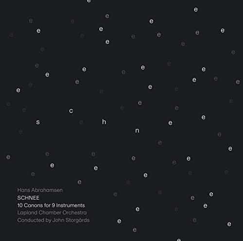 Lapland Co/storgards - Hans Abrahamsen: Schnee [CD]