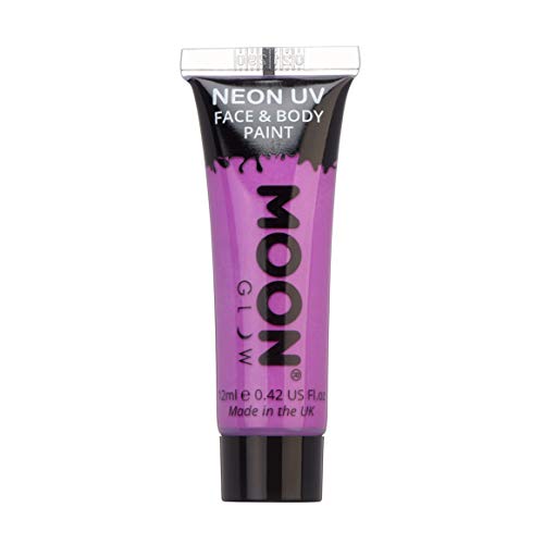 Moon Glow - 12ml Neon UV Face & Body Paint - Intense Purple