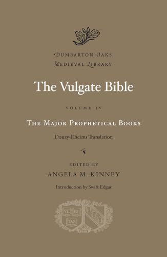 Brown book cover: "The Vulgate Bible, Volume IV," with floral emblem.