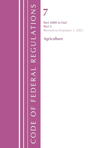 Code of Federal Regulations, Title 07 Agriculture 2000-End, Revised as of January 1, 2022 : Part 2