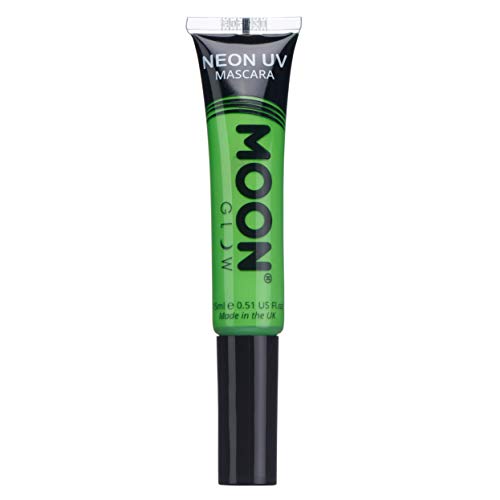 Moon Glow - Neon UV Mascara 15ml Green – Glows brightly under UV Lighting!