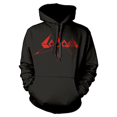 SODOM Obssesed by Cruelty Men Hooded Sweater Black S, 80% Cotton, 20% Polyester, Regular