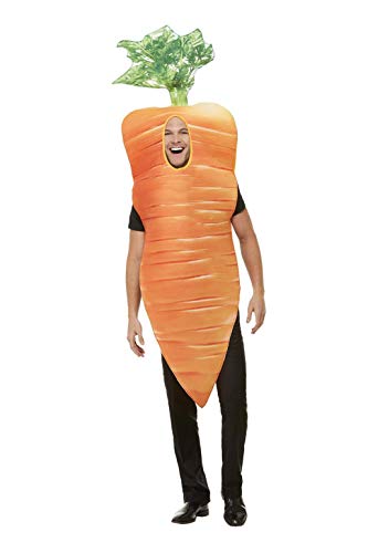 Smiffys 61032 Christmas Carrot Costume, Unisex Adult, Orange, One Size